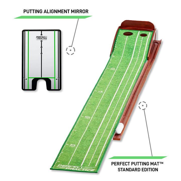 Perfect Putting Mat™ & Mirror Value Pack - Perfect Practice